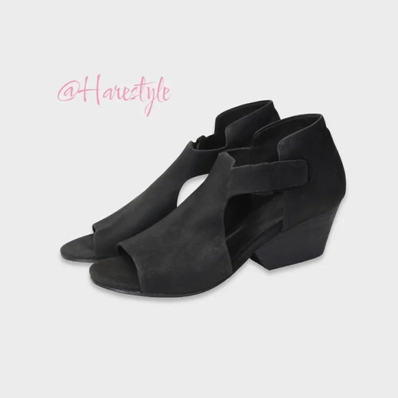 Eileen Fisher brushed leather black sandals size 9 - Picture 13 of 15